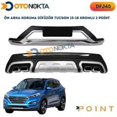ÖN ARKA KORUMA DİFÜZÖR TUCSON 15-18 KROMLU 2 POİNT