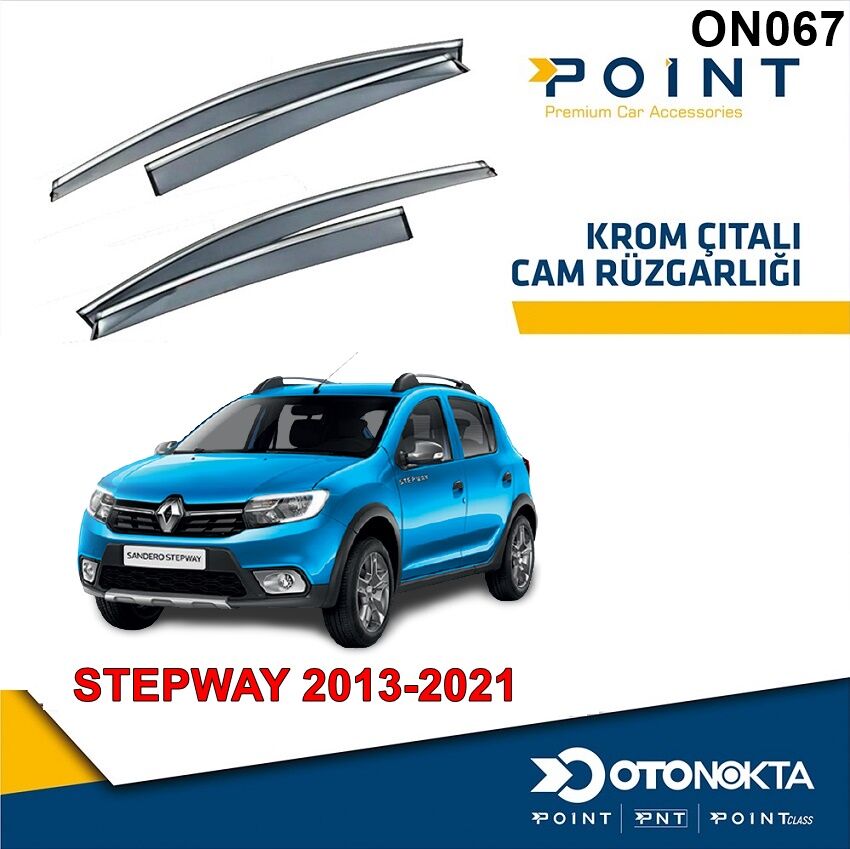 CAM RÜZGARLIĞI 4 L KROMLU  STEPWAY 2013-2021 POİNT