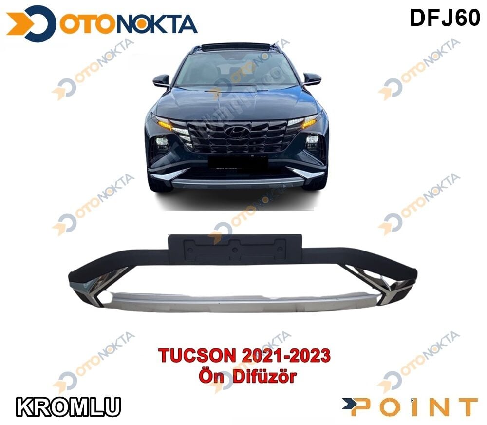 ÖN KORUMA DİFÜZÖR İTHAL TUCSON 2021+ KROMLU POİNT