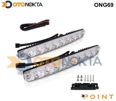 GÜNDÜZ LEDİ 9 LED 12V BEYAZ LÜX  POİNT