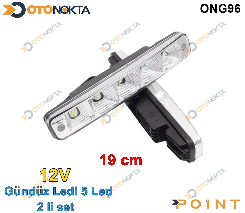 GÜNDÜZ LEDİ 5 LED 19 CM BEYAZ 12V