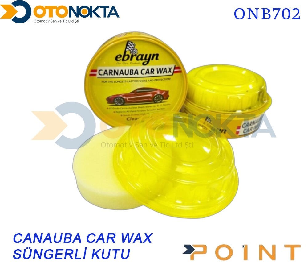 BAKIM ÜRÜNÜ CARNAUBA CAR WAX SARI 230 GR SÜNGERLİ