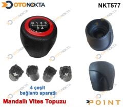 VİTES TOPUZU MANDALLI 5 İLERİ KIRMIZI ÇEMBER