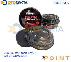 BAKIM ÜRÜNÜ POLİSH CAR WAX SİYAH 230 GR SÜNGERLİ