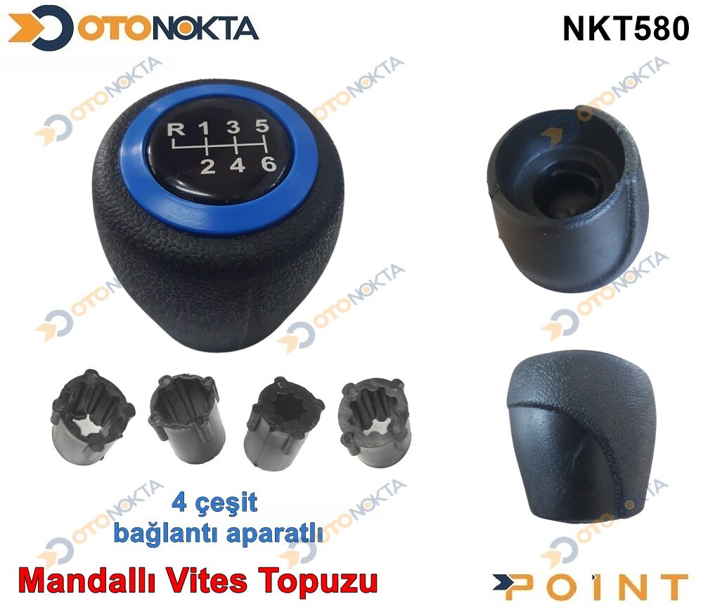 VİTES TOPUZU MANDALLI 6 İLERİ MAVİ ÇEMBER