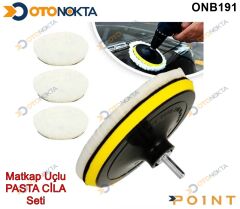 BAKIM ÜRÜNÜ MATKAP UCLU  3 LÜ PASTA CİLA SETİ