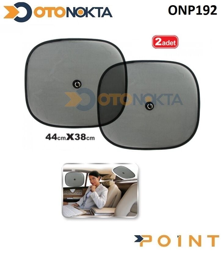 PERDE YAN CAM 2 Lİ OVAL SİYAH VANTUZLU