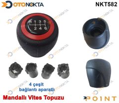 VİTES TOPUZU MANDALLI 6 İLERİ KIRMIZI ÇEMBER