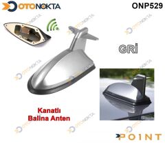 BALİNA ANTEN ÇEKMELİ KANATLI MODEL GRİ POİNT