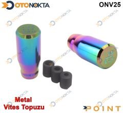 VİTES TOPUZU ÜNİVERSAL METAL RENKLİ UZUN POİNT