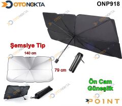 GÜNEŞLİK ÖN CAM ŞEMSİYE TİP 79X140 CM POİNT