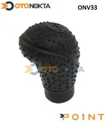 VİTES TOPUZU SİLİKONLU KILIFI OVAL SİYAH POİNT