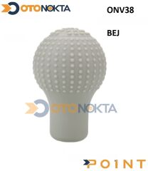 VİTES TOPUZU SİLİKONLU KILIFI YUVARLAK BEJ POİNT