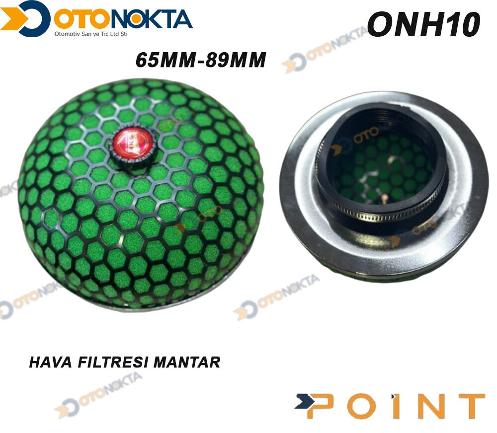 HAVA FİLTRESİ MANTAR 65MM-89MM YEŞİL İTHAL