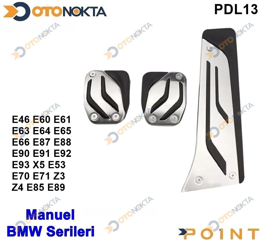 PEDAL SETİ ORJİNAL MANUEL E46-E60-E90-X5-E92-E93
