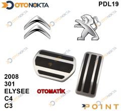 PEDAL SETİ ORJİNAL OTOMATİK  PEJO 301-2008 POİNT
