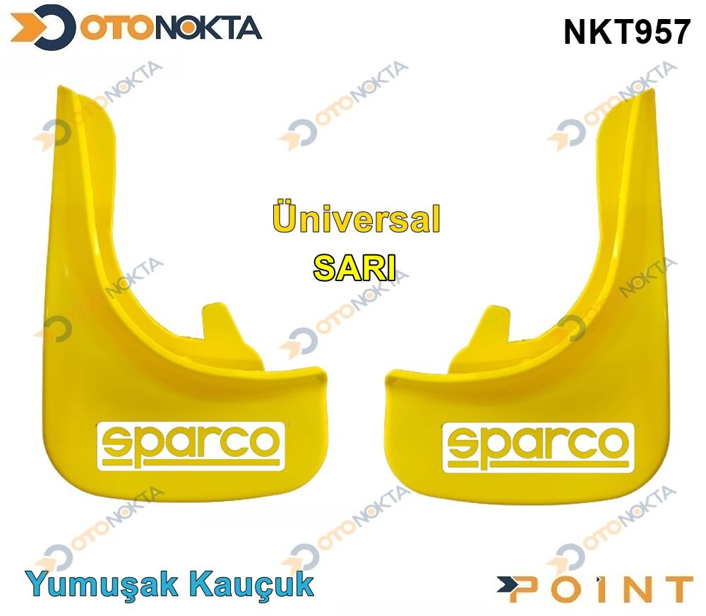 PAÇALIK ÜNİVERSAL YUMUŞAK 2 Lİ SPARCO SARI