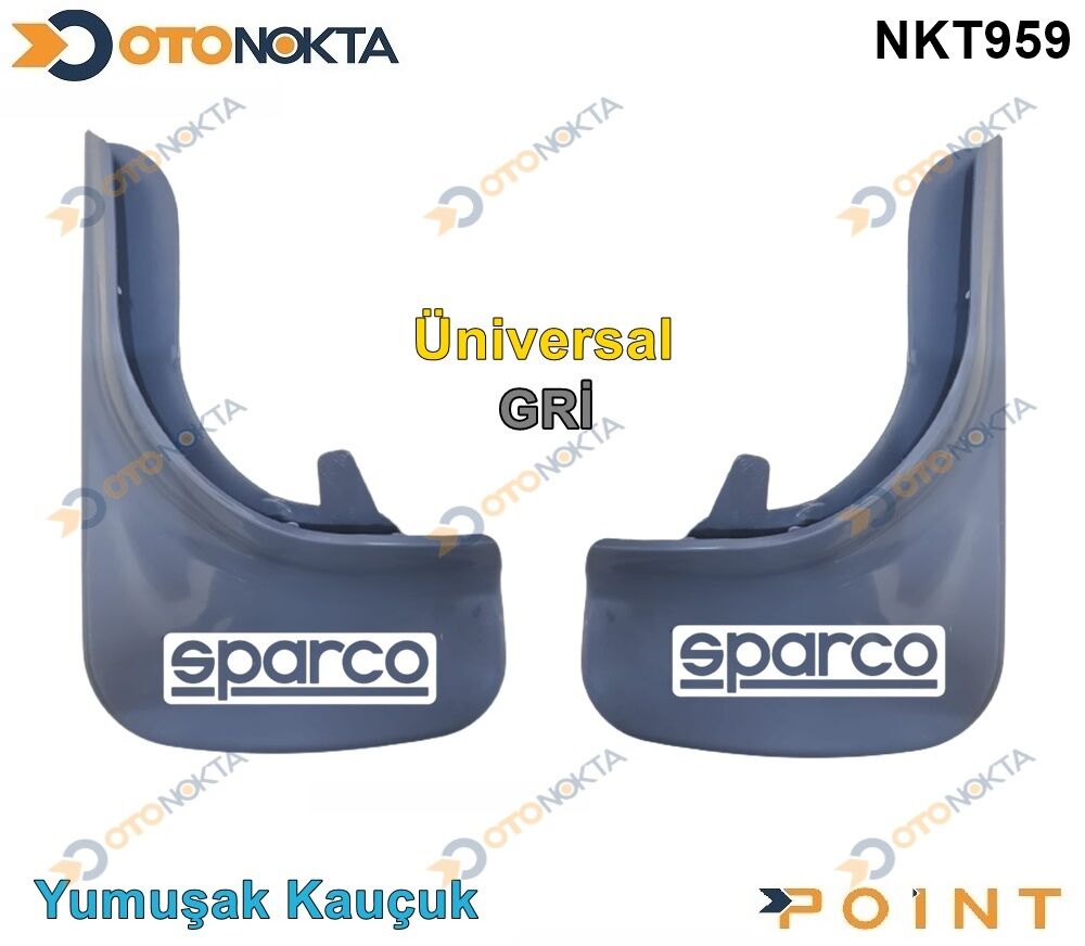 PAÇALIK ÜNİVERSAL YUMUŞAK 2 Lİ SPARCO GRİ
