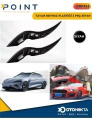 TAVAN BOYNUZ PLASTİĞİ 2 PRÇ SİYAH İTHAL