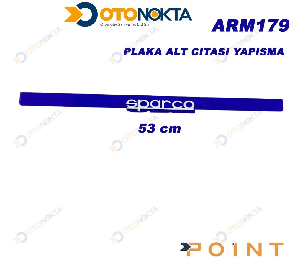 PLAKA ALT ÇITASI SPARCO MAVİ