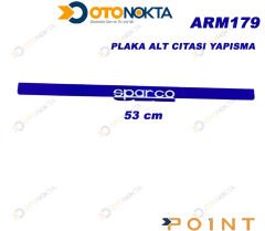 PLAKA ALT ÇITASI SPARCO MAVİ