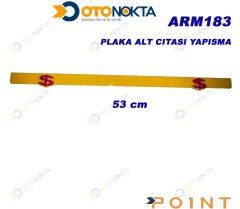PLAKA ALT ÇITASI YAPIŞMA DOLAR