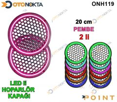 20 CM HOPARLÖR KAPAĞI IŞIKLI PEMBE