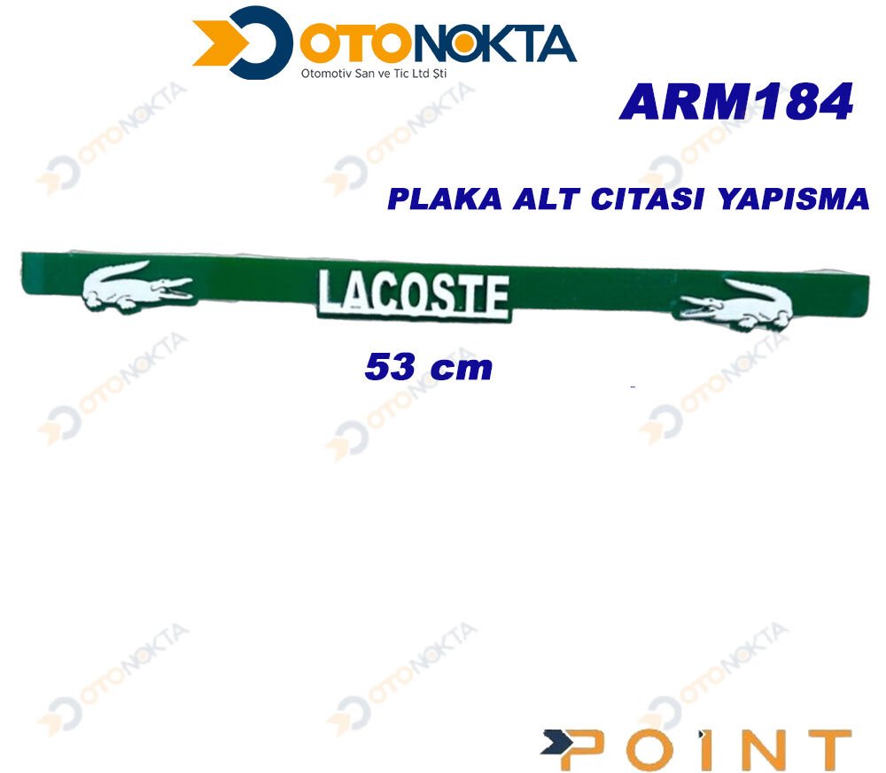 PLAKA ALT ÇITASI LACOSTE YEŞİL