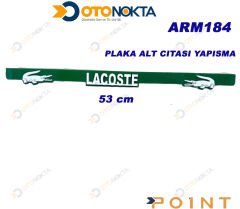 PLAKA ALT ÇITASI LACOSTE YEŞİL