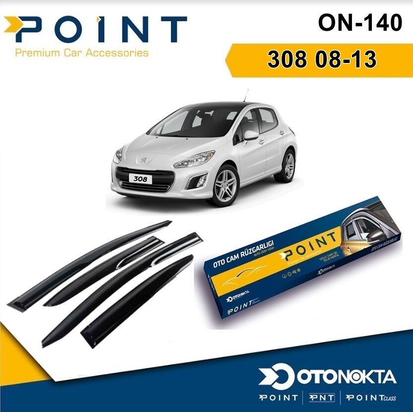 CAM RÜZGARLIĞI 4 LÜ  PEUGEOT 308 2008 - 2013 İTHAL