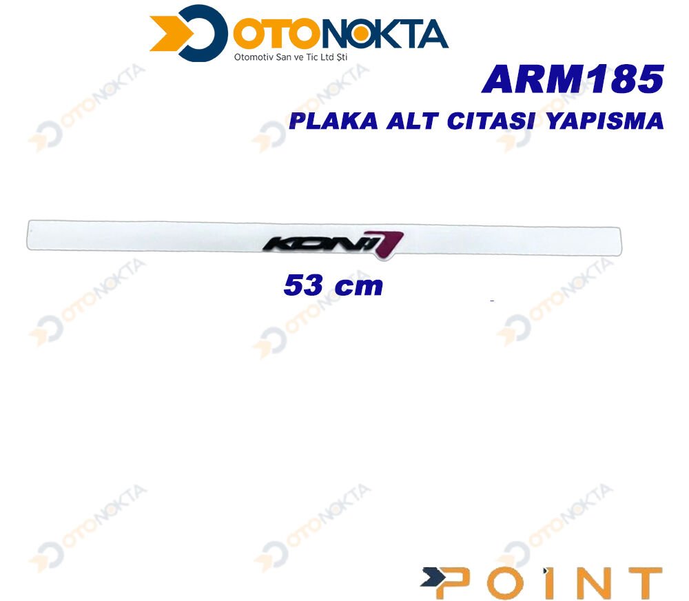 PLAKA ALT ÇITASI YAPIŞMA KONİİİ
