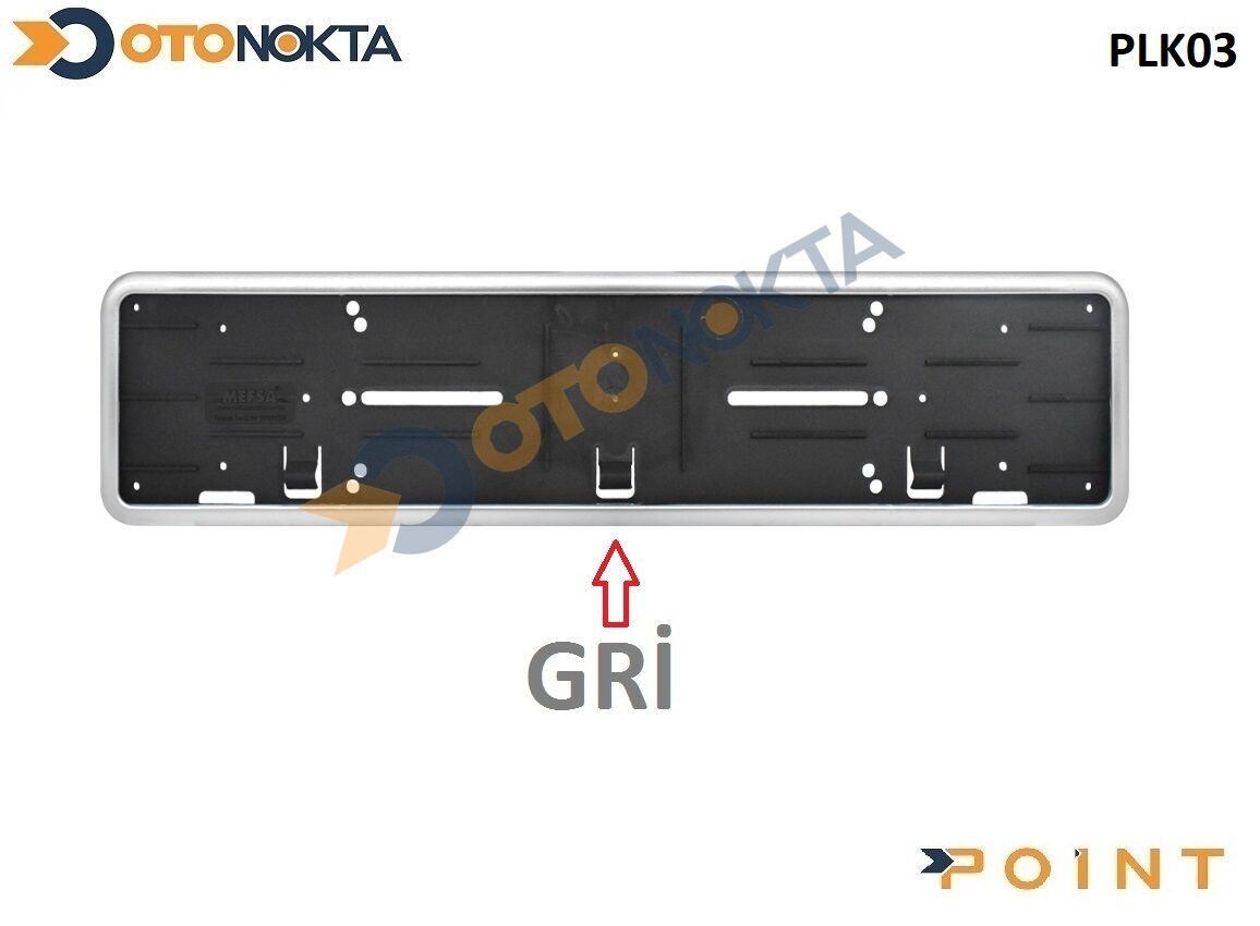 PLAKA ALTLIĞI TAKKOLAY  KONSEPT GRİ