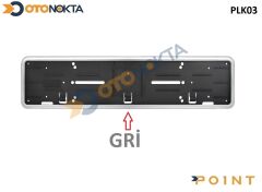 PLAKA ALTLIĞI TAKKOLAY  KONSEPT GRİ