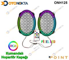 OVAL HOPARLÖR KAPAĞI PİXEL LED KUMANDALI