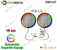 16 CM HOPARLÖR KAPAĞI PİXEL LED KUMANDALI