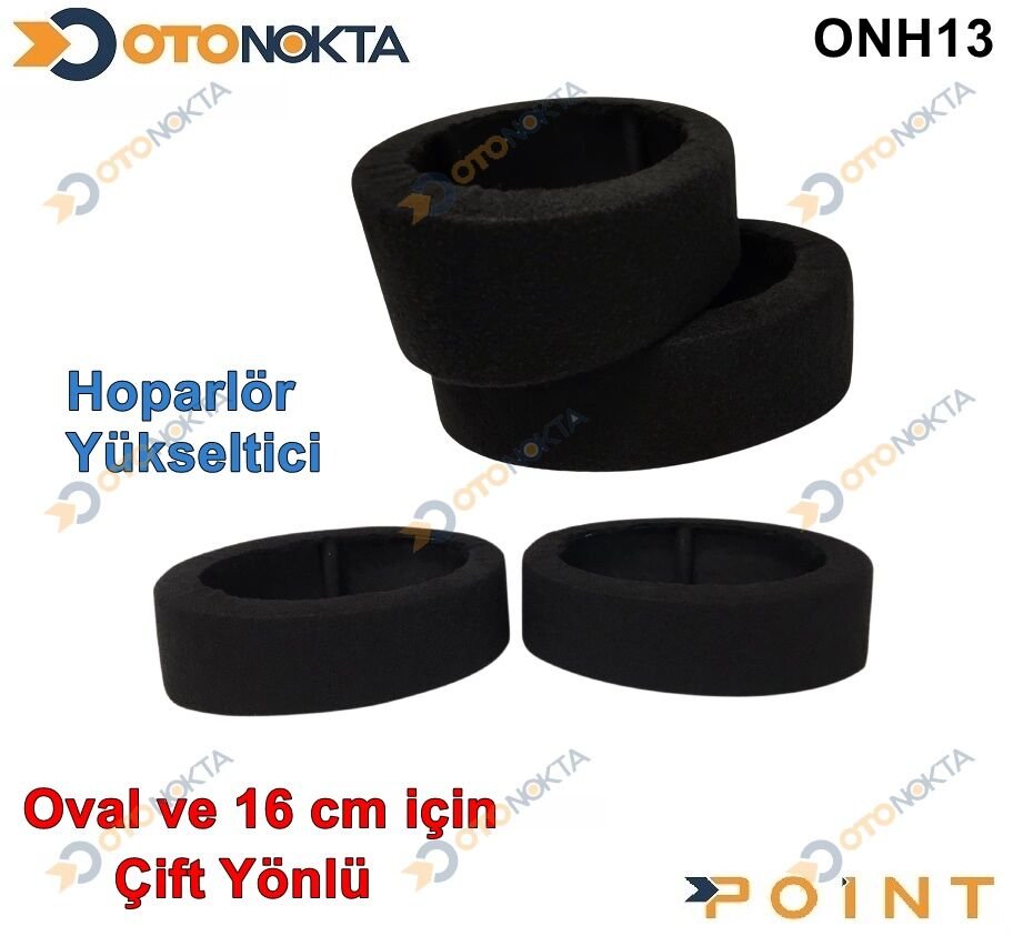 HOPARLÖR YÜKSELTİCİ ÇİFT YÖNLÜ OVAL-16CM PLASTİK