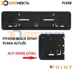 PLAKALIK PLASTİK  KONSEPT SİYAH GENİŞ ÇITALI