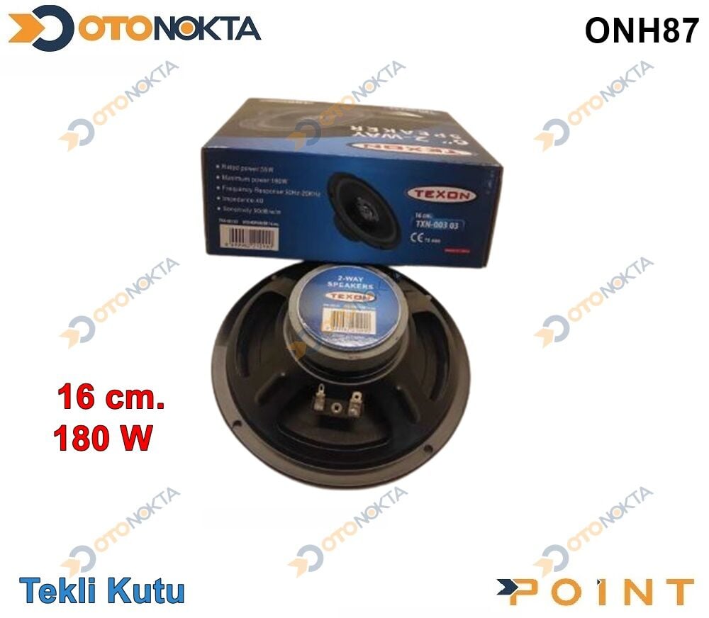 HOPARLÖR 16 CM TEXON TXN-00303 TEKLİ