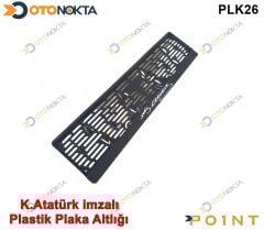 PLAKALIK PLASTİK KALİTELİ K.ATATÜRK YAZILI NORMAL