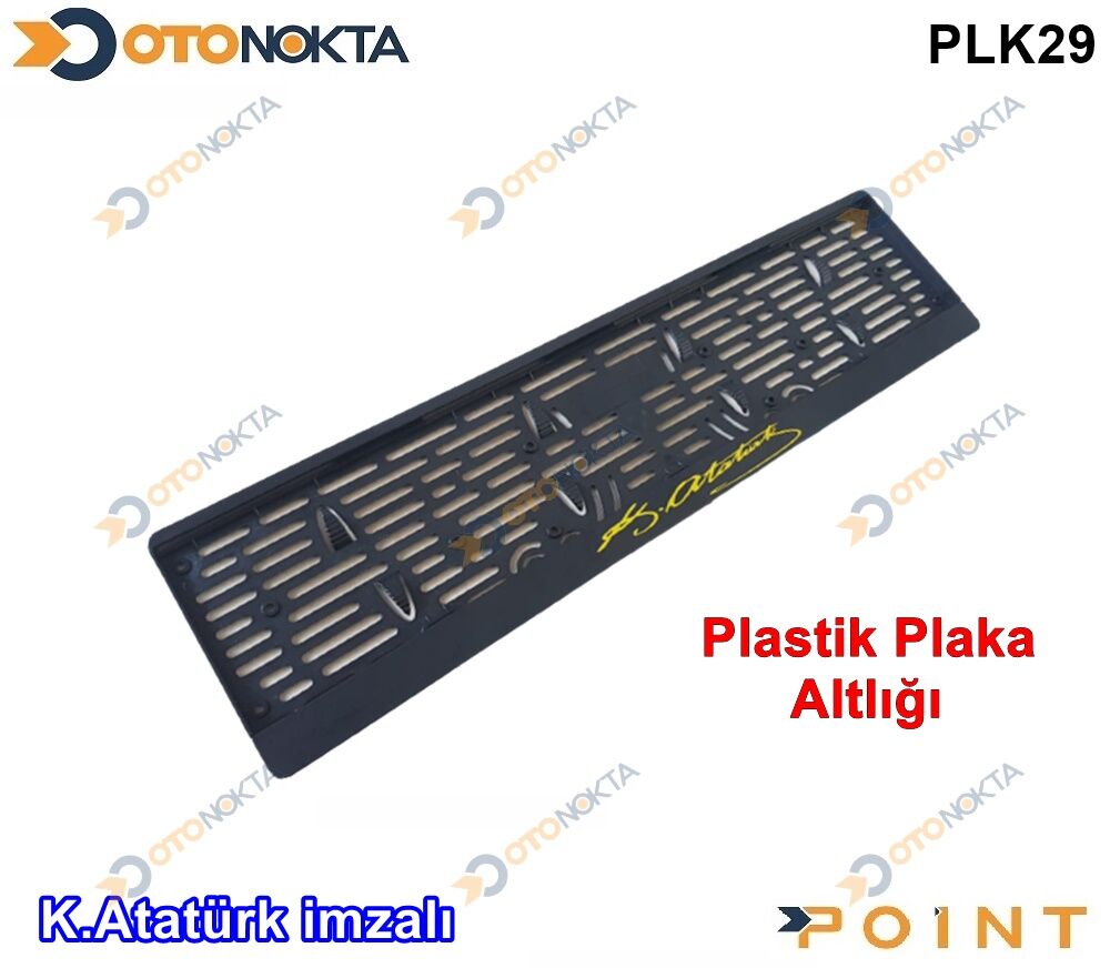 PLAKALIK PLASTİK KALİTELİ ATATÜRK SARI NORMAL