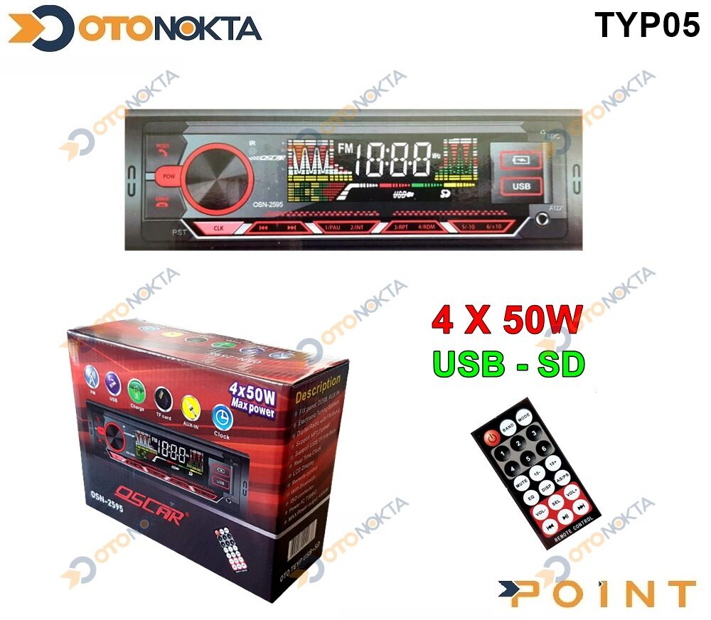 TEYP OSCAR 2595 USB-SD 4*50 W