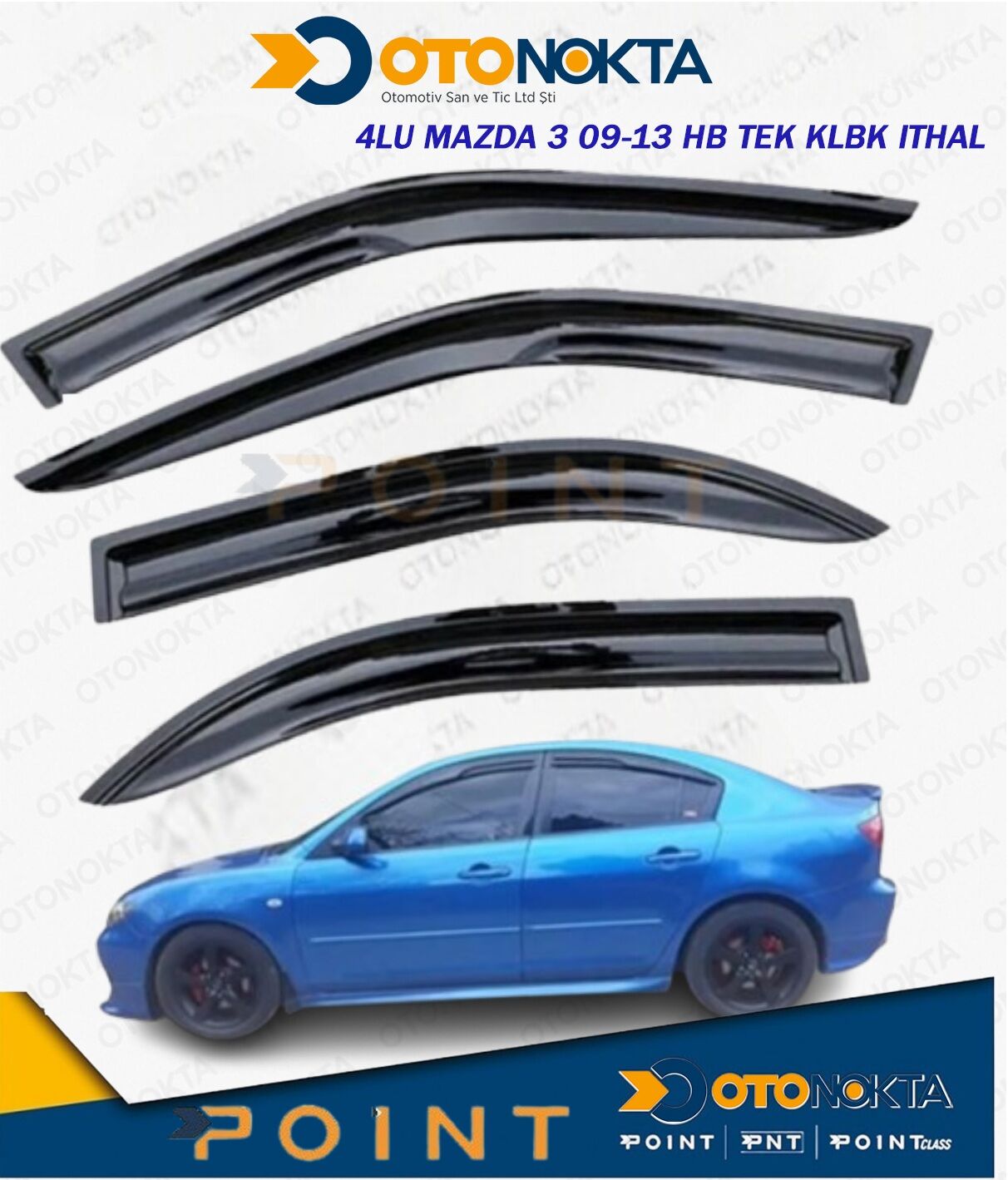 CAM RÜZGARLIĞI 4LÜ MAZDA 3 09-13 HB TEK KLBK İTHAL