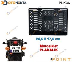 PLAKALIK PLASTİK MOTOR KARE SİYAH