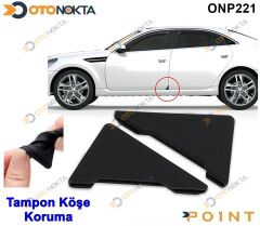 KAPI KÖŞE KORUMA APARATI PLASTİK SİYAH 2 PRÇ POİNT