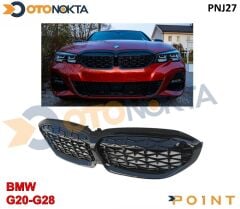 BMW G20 ÖN PANJUR PİYANO BLACK SİYAH PETEKLİ POİNT