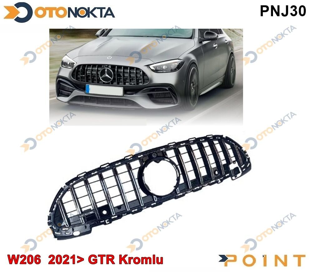 ÖN PANJUR KROMLU MERCEDES W206 2021+ GTR POİNT