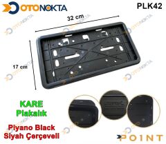 PLAKA ALTLIĞI TAKKOLAY KONSEPT SİYAH KARE