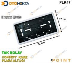 PLAKALIK TAKKOLAY KONSEPT KARE BEYAZ