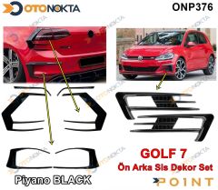 GOLF 7 PLASTİK SET ÖN SİS TAMPON STOP-SİS POİNT