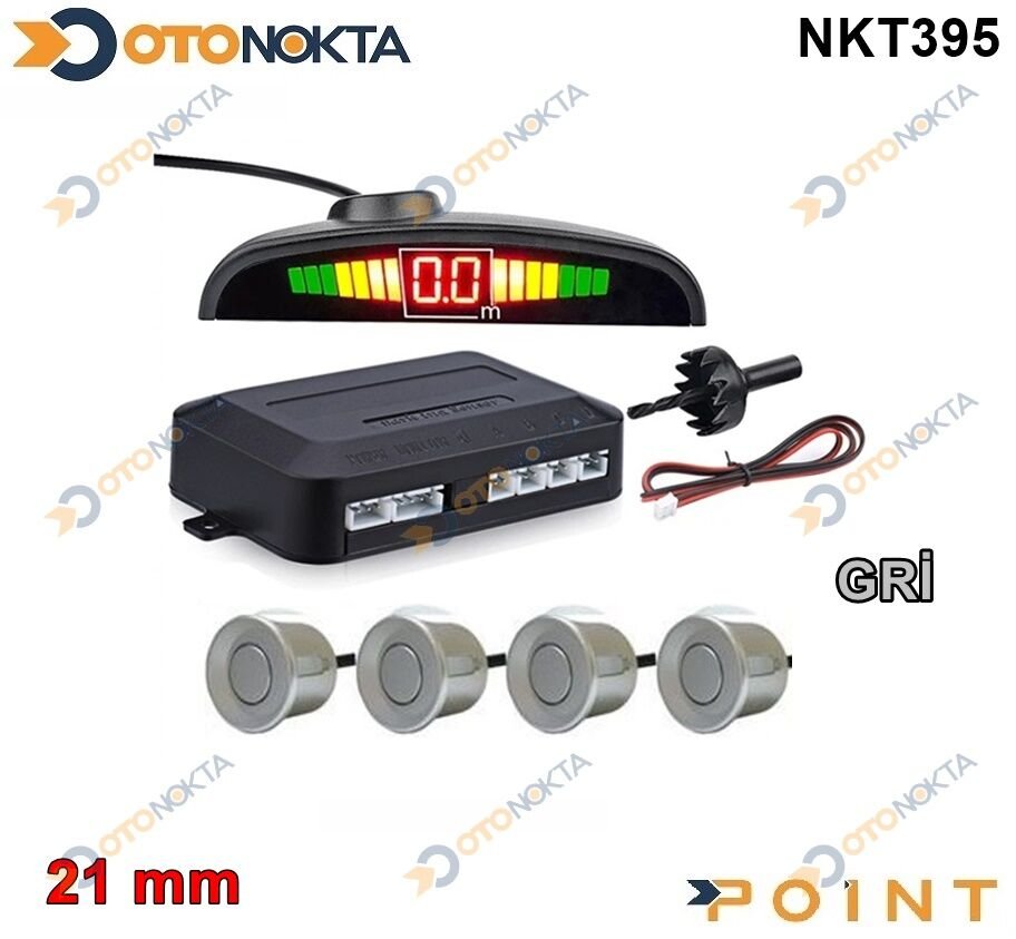 PARK SENSÖRÜ LEDLİ EKRAN GRİ 21MM OSC-SNT